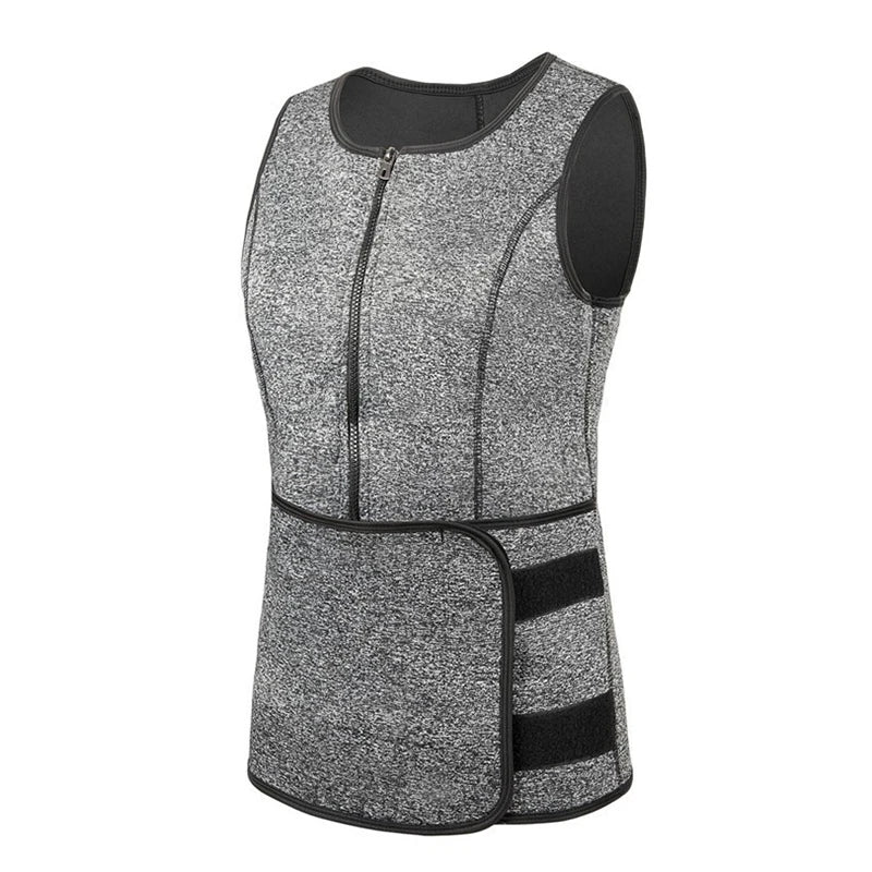 Mens Body Shaper Waist Trainer Sauna Suits Sweat Vest Slimming Weight Loss Fitness Tummy Control Fat Burner Workout Corset Home