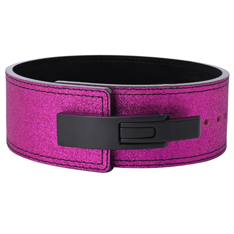 2026 Wholesale Fitness  Powerlifting 10 MM Lumber Back Lifting Weightlifting Cowhide Leather Weight Gym Lever Belt Men