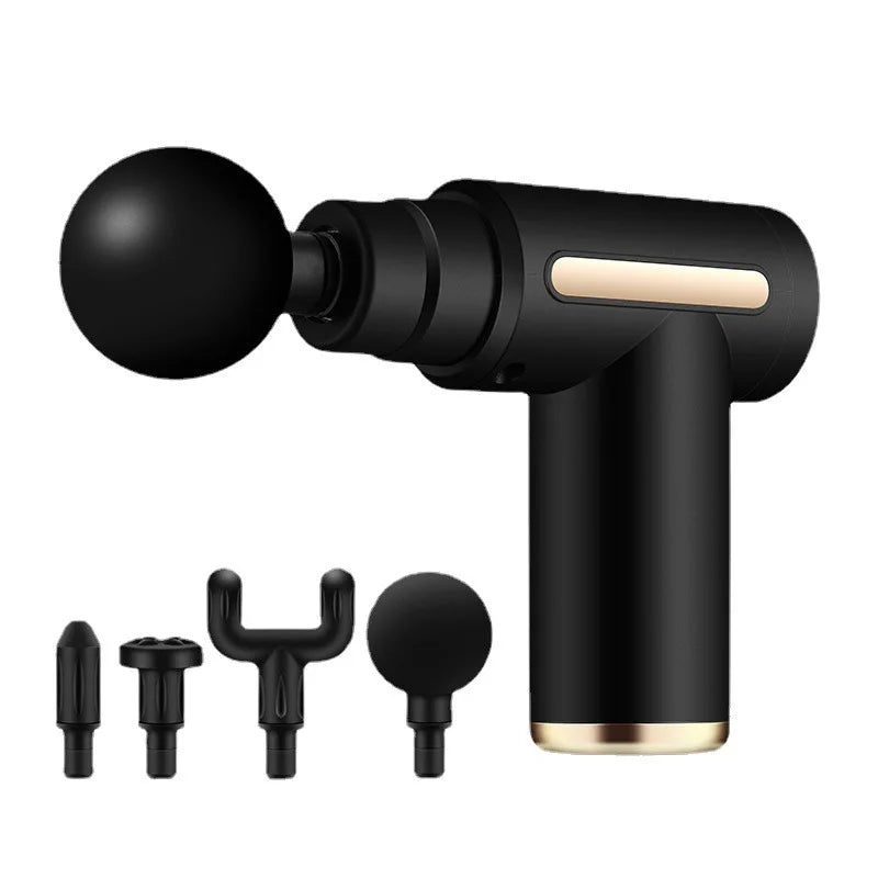 2025 Professional Cordless Rechargeable Percussion Massage Hammer Portable Mini Gun Brushless Motor for Body Fascia Head Waist