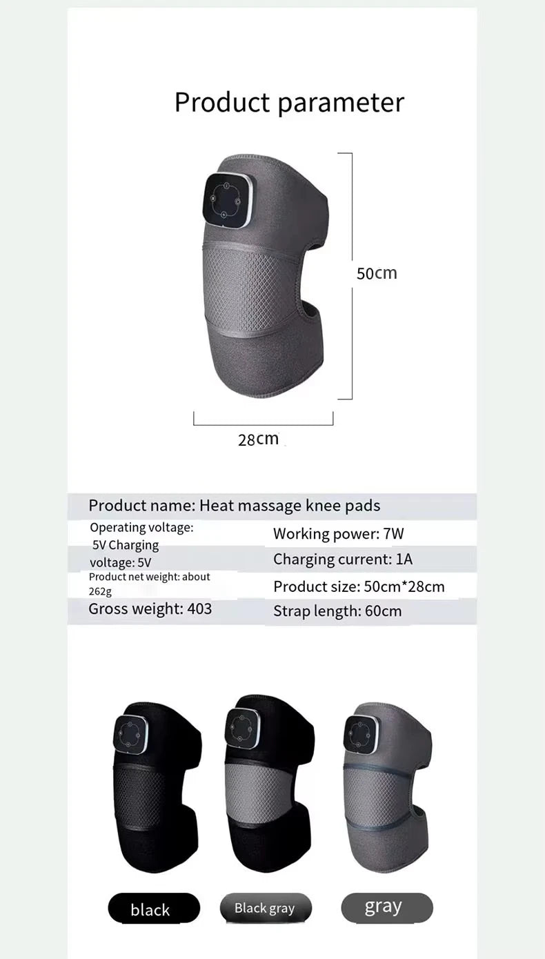 Hot Sale Knee Massager Exercise Hot Compress Massage Knee Protection Charging Current