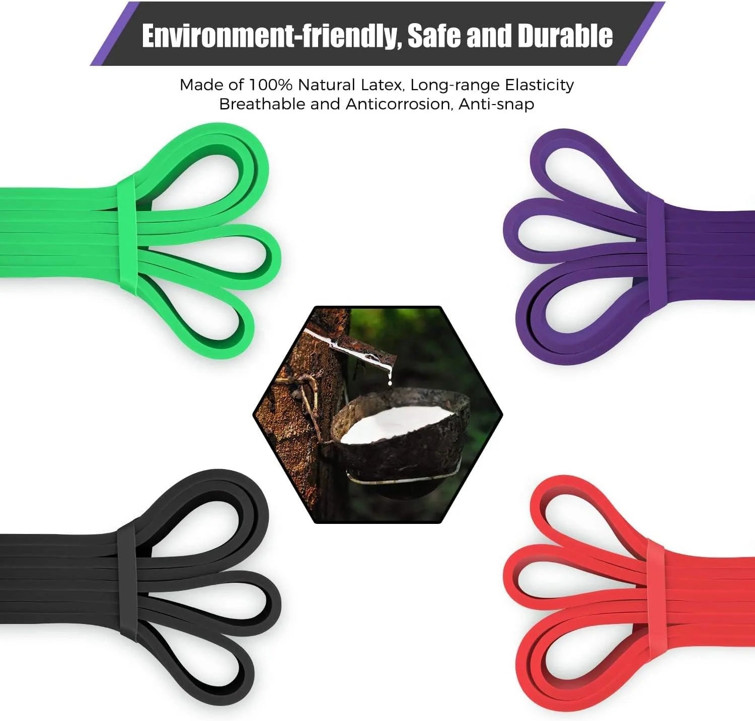 Latex Long Pull up Assistant Resistance Bands Elastic Loop Strength Training Gym Sport Equipment Yoga Workout Exercise Fitness