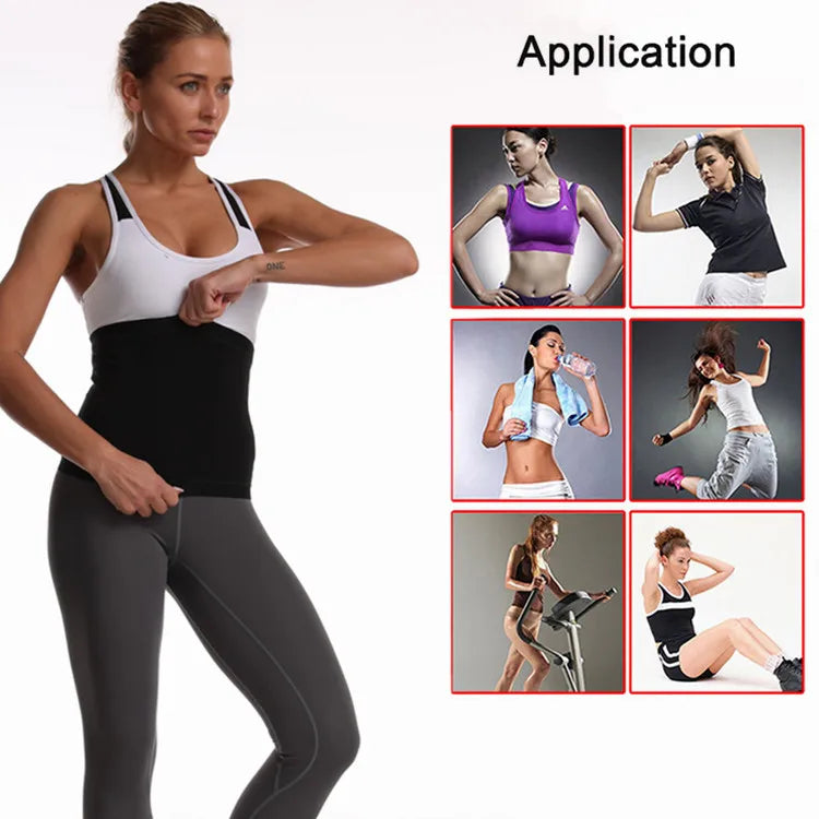 Fat Burning Profuse Sweat Waist Trimmer Compression Brace Postpartum Shaping Slim Corset Fitness Waist Support
