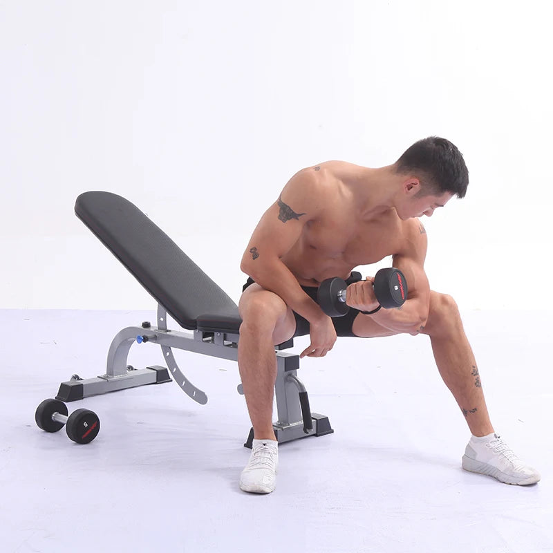 XOYOOU Gym Equipment Commercial Adjustable Incline Decline Foldable Dumbbell Weight Bench