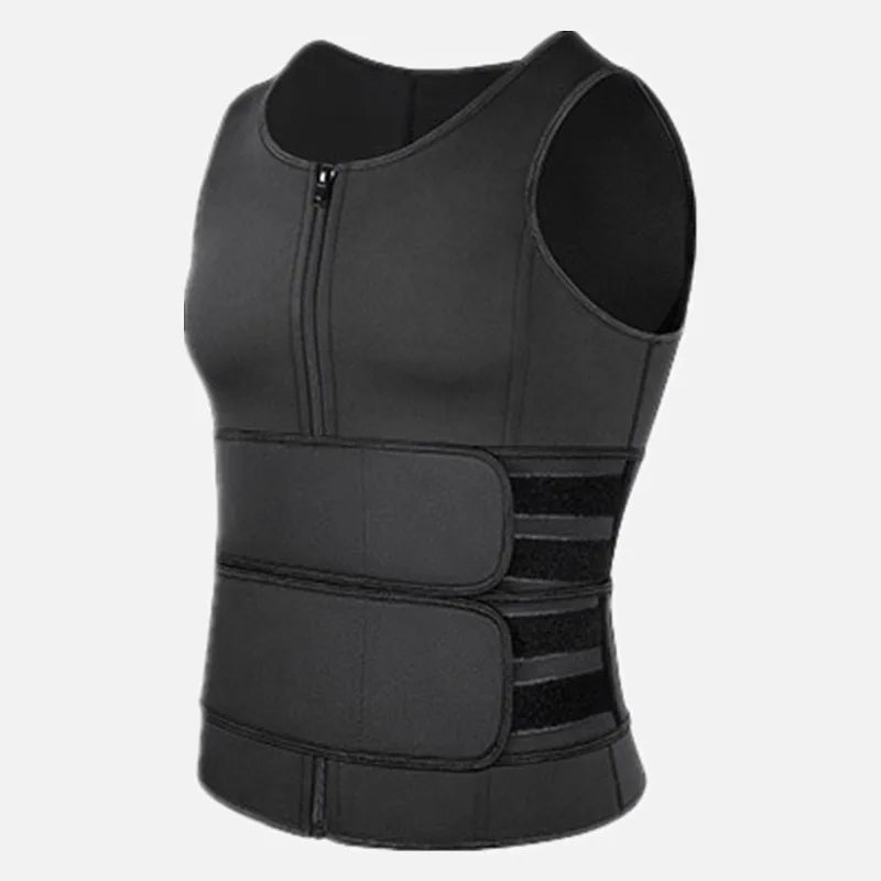 Mens Body Shaper Waist Trainer Sauna Suits Sweat Vest Slimming Weight Loss Fitness Tummy Control Fat Burner Workout Corset Home