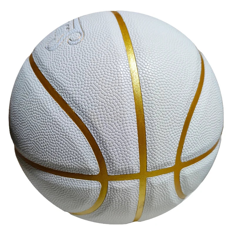 Premium Official Size 7 Basketball PU Natural Rubber Bladder Indoor Outdoor Training Match Ball Durable High Bounce for Players