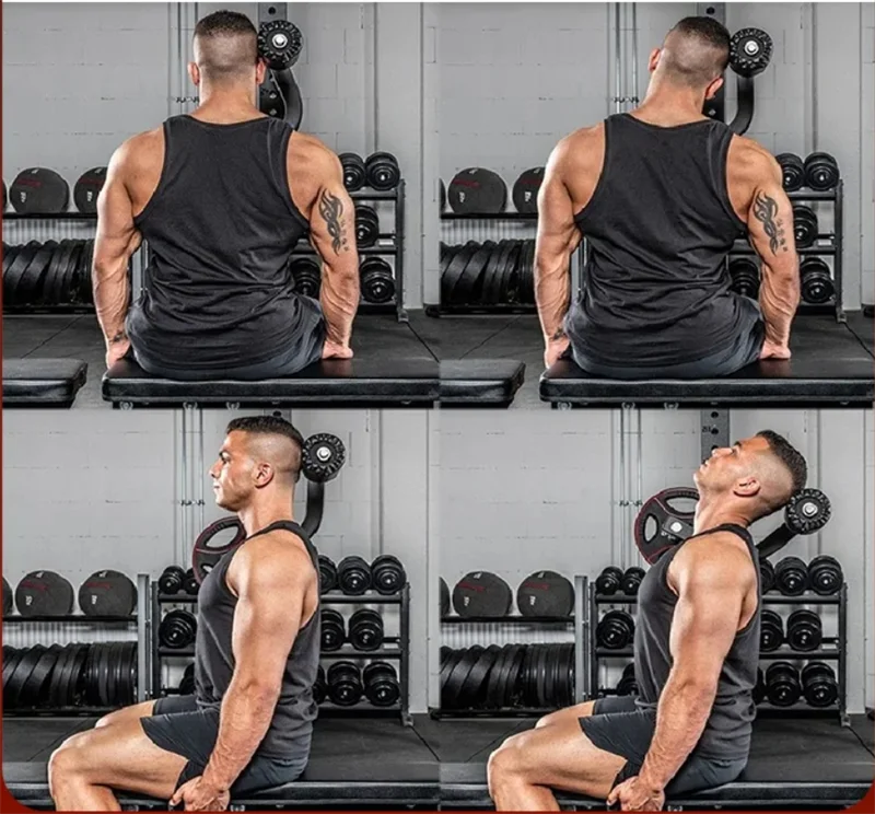 Squat Rack with Neck Trainer Neck Muscle Rehabilitation Training Home Hanging Piece Gym Auxiliary Fitness Equipment