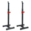 Barbell Rack Squat Dip Stand Weight Lifting Bench Press Home Gym Adjustable Multi-Use Station Fitness Workout Equipment