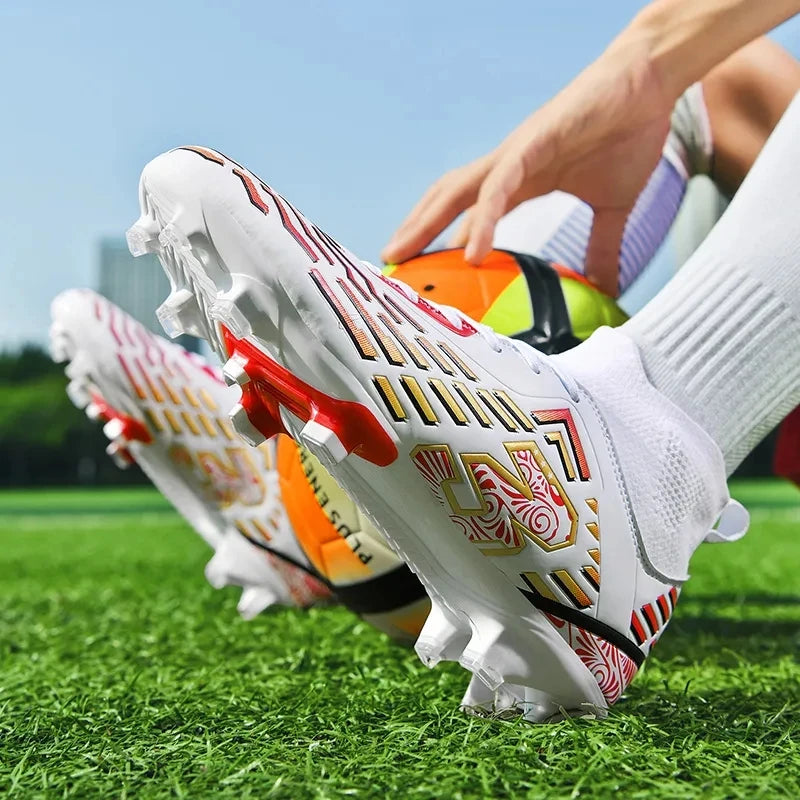 Professional Football Boots Cristiano Ronaldo Professional Messi Men's and Women's Cuitla Campo Outdoor Futsal Training Shoes