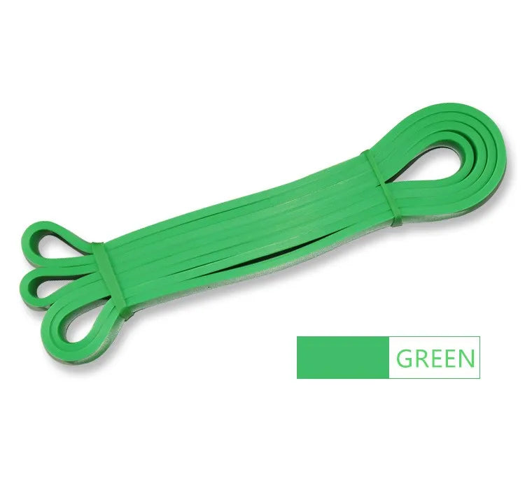 Custom Logo 208cm 41inch Long Fitness Elastic Latex Pull up Resistance Assistance Band Set of 4 for Resistance Bands Gym