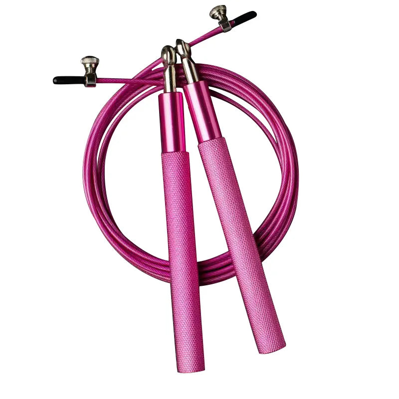 2024 Wholesale Custom Logo Free Adjustable Fitness  Bearing New Speed Yellow PVC Skipping Jump Rope