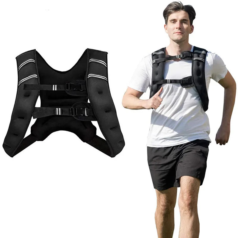 Hot Selling Colet Chaleco De Peso Custom Fitness Adjustable Weight Lifting Function Neoprene 5kg Workout Mens Women Weight Vest