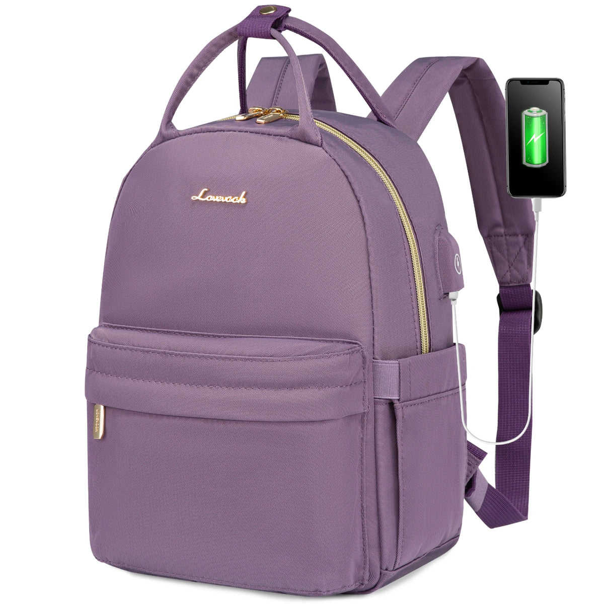 New Fashion Small Nylon Back Pack Purses for Ladies Girls Boys Kids School Daypack With USB Port Cute Mini Backpack Bags Women