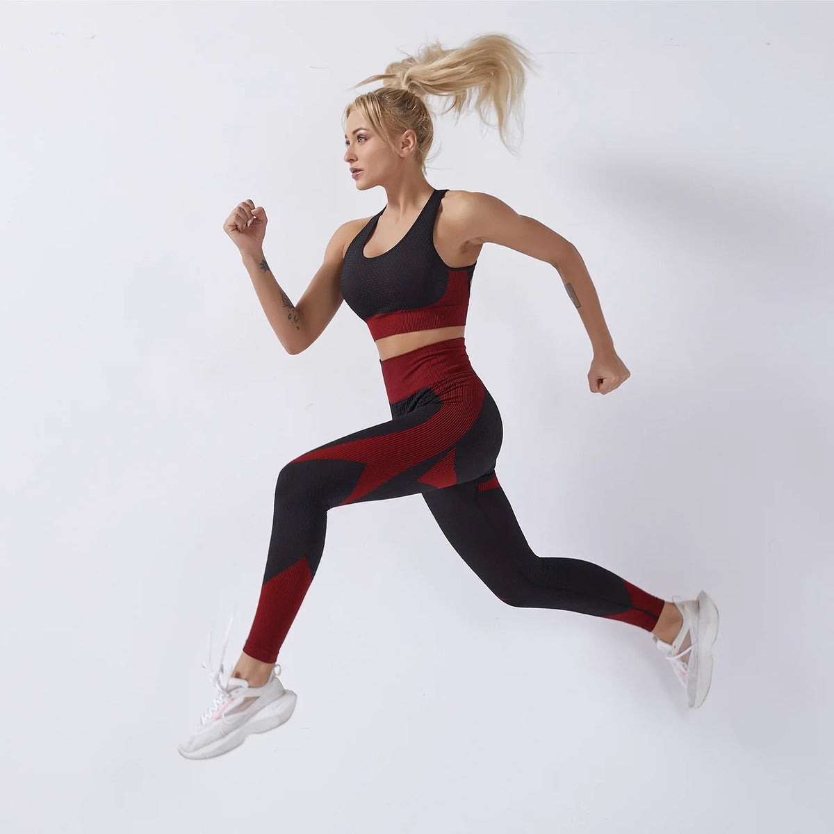 Sports Bra&Leggings Soft Gym Wear Women Yoga Set 2pcs