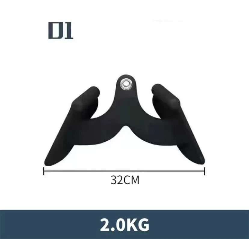 Hot Sale Steel Gym Fitness Accessories 1 Set 5 Handles Mag Grip for Gym Equipment