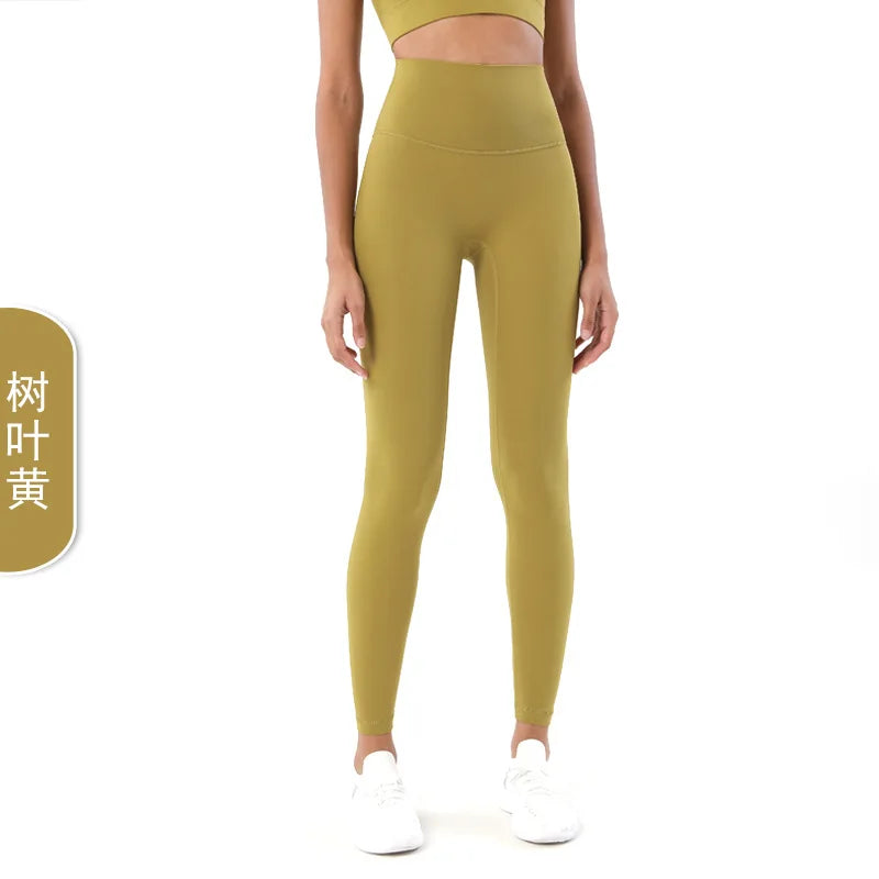 Women High Waist Stretchy Soft Comfort Quick Dry Lightweight Fitness Leggings