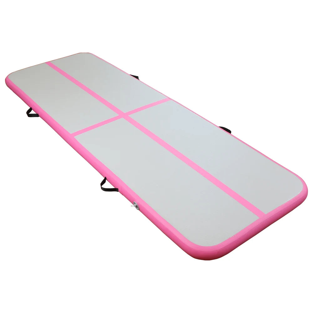 Hot Sale PVC Inflatable Tumble Fitness Air Track Gymnastics Folding Mat 10cm Thickness