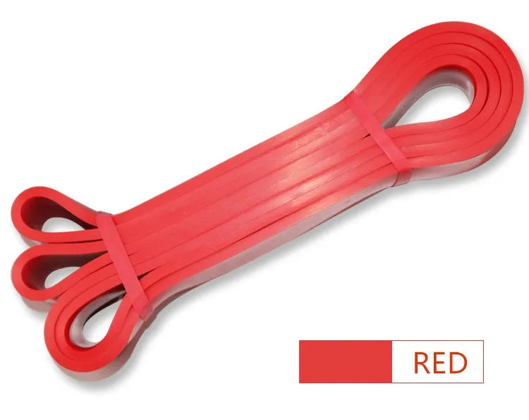 Custom Logo 208cm 41inch Long Fitness Elastic Latex Pull up Resistance Assistance Band Set of 4 for Resistance Bands Gym