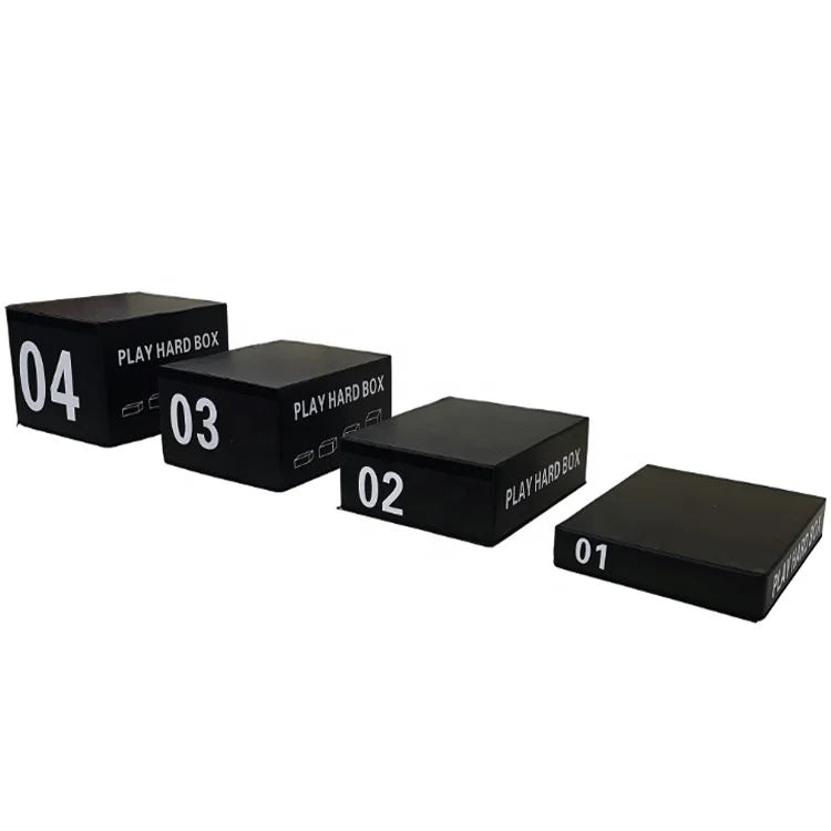 Adjustable Set Customized logo Gym Training and Home Use Heavy Foam Fitness Plyometric Box Plyo Soft Box for Jumping Exercise