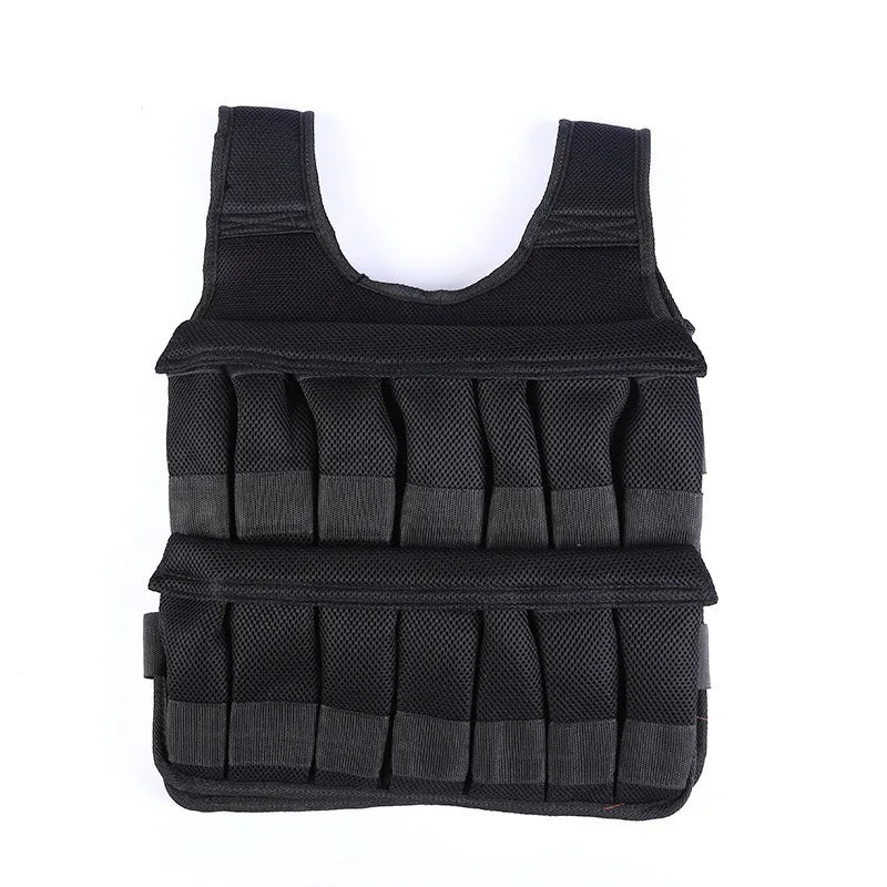 Adjustable Workout Weight Vest Training Fitness Jacket with Weighted Vest for Man and Woman Exercise Training Tool