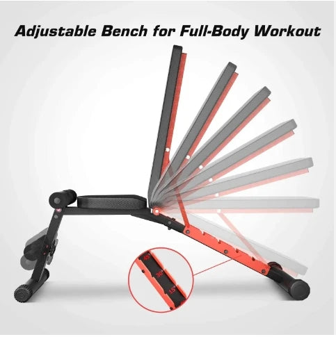 Customized logo Home Use Adjustable Foldable Dumbbell Bench Weightlifting Strength Training for Home Use Gym Equipment