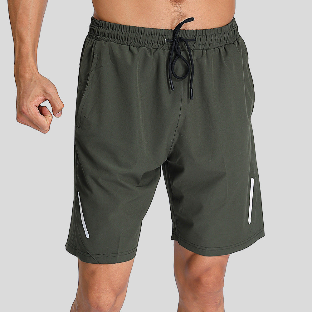 Men's Sports Casual Shorts Breathable Quick-Dry Loose Plus-Size Knee-Length Shorts Fitness Running Training Shorts Sports Trend