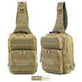 Military Fan Tactical Chest Bag Camouflage Shoulder Casual Satchel Hamburger Chest Bag Xiaotang Goose Bag Men's Outdoor Riding Chest Hanging Bag