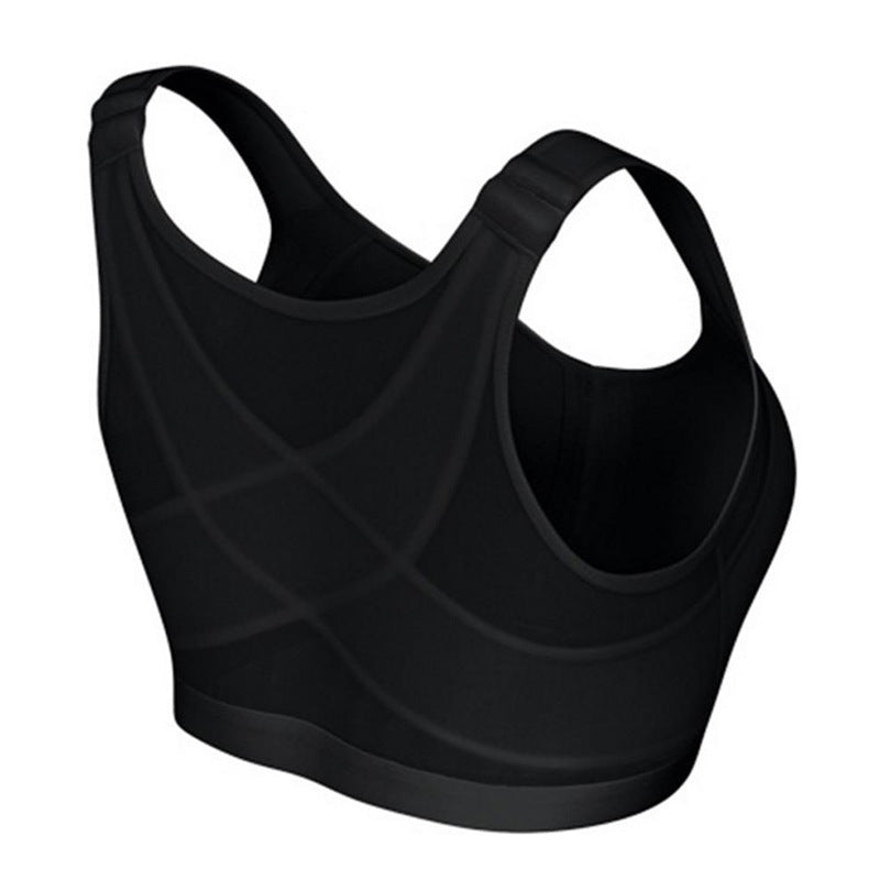 Cross-Border Temu Large Size Sports Bra Push-Up No Steel Ring No Pad Sports Vest Intimates Corrector Bra