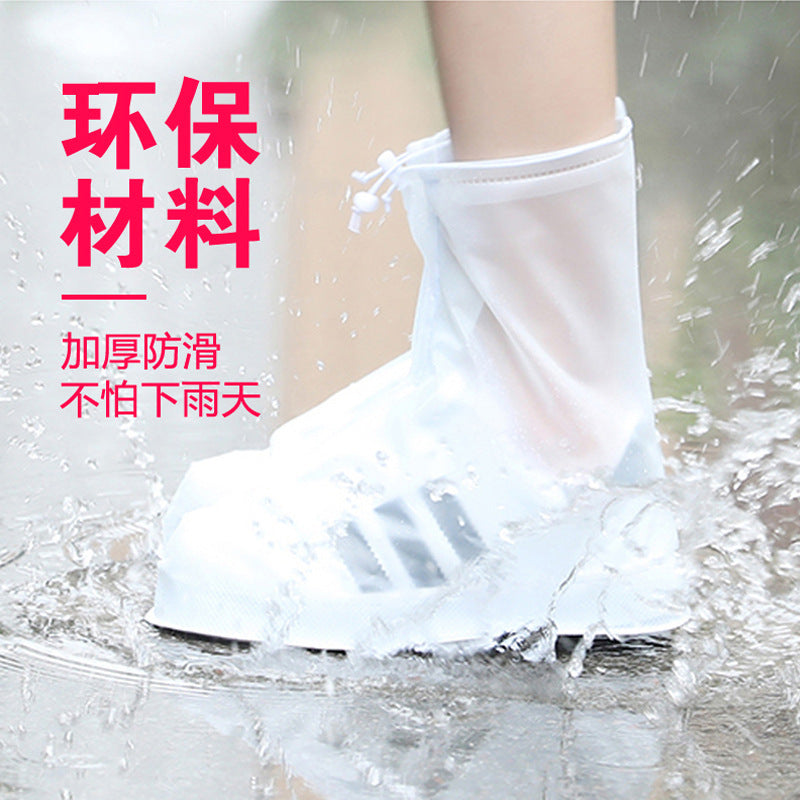 Rain Boots for Men and Women, Rainy Day Waterproof Rain Boots Overshoes, Non-Slip, Thickeneded and Wear-Resistant, Kidsren's Silicone Rain Boots, High-Top Water Shoes