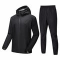 Cross-Border Sweat Suit Men's Jacket Sports Running Fitness Clothing Outdoor Training Sweat Yoga Clothing Zipper Cardigan Suit
