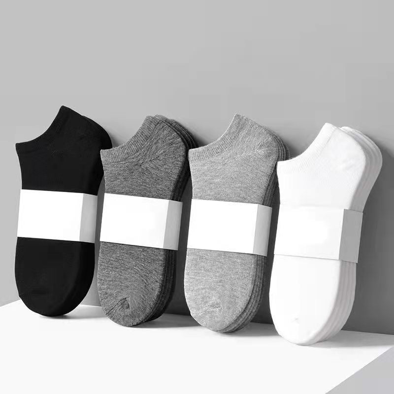 One-Piece Drop-Shipping Men's and Women's Four-Season Anti-Odor and Sweat-Absorbent Short Socks Disposable Socks Men's Welfare Cotton Socks