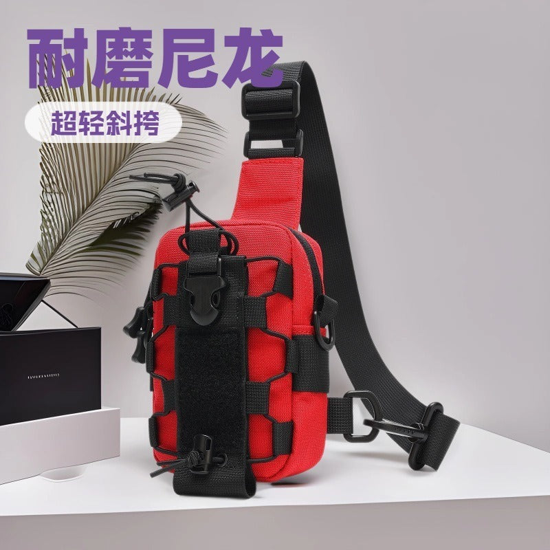 Outdoor Sports Water Bottle Mobile Phone Cross-Body Bag Military Fan Strap Cross-Body Small Mobile Phone Water Cup Waist Bag Cross-Body Small Backpack