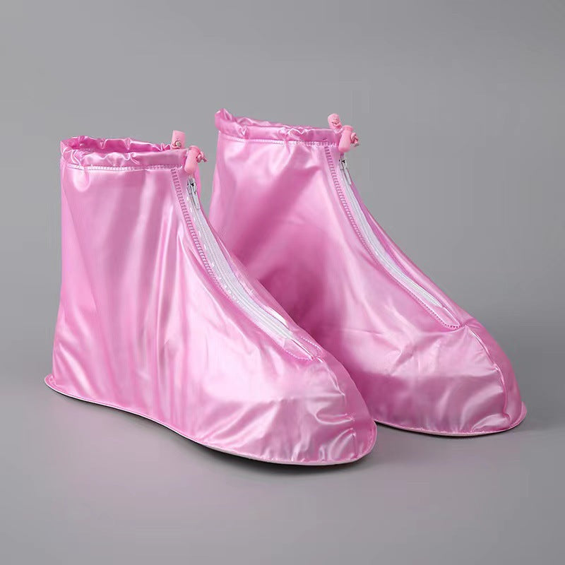 Rain Boots for Men and Women, Rainy Day Waterproof Rain Boots Overshoes, Non-Slip, Thickeneded and Wear-Resistant, Kidsren's Silicone Rain Boots, High-Top Water Shoes