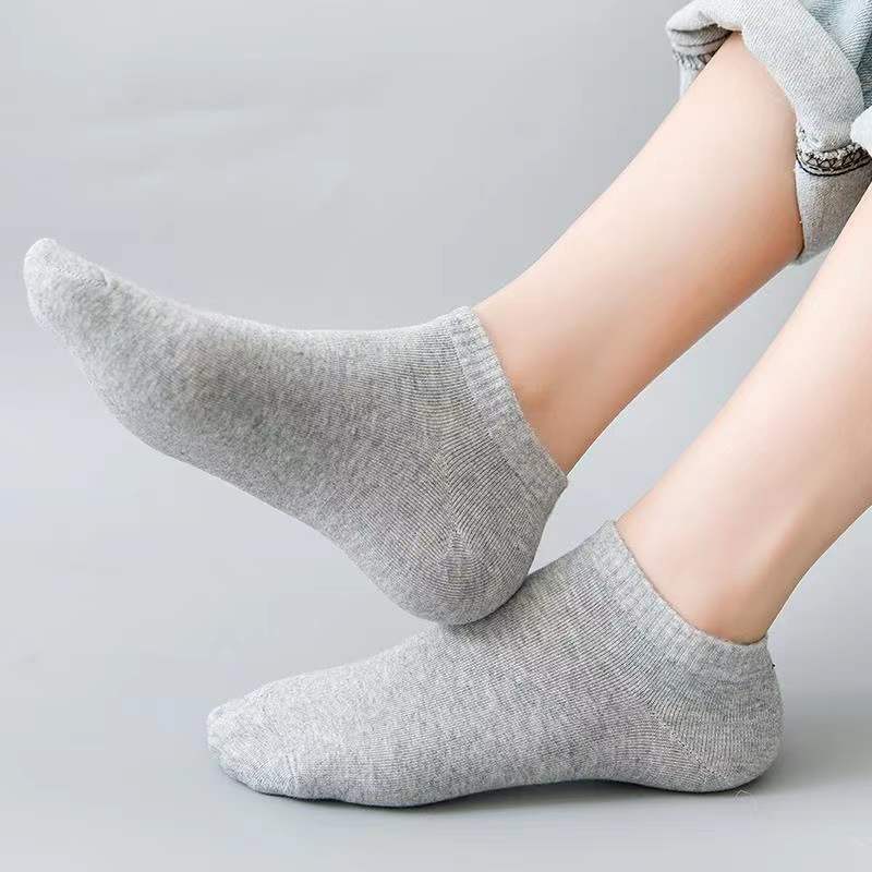 One-Piece Drop-Shipping Men's and Women's Four-Season Anti-Odor and Sweat-Absorbent Short Socks Disposable Socks Men's Welfare Cotton Socks