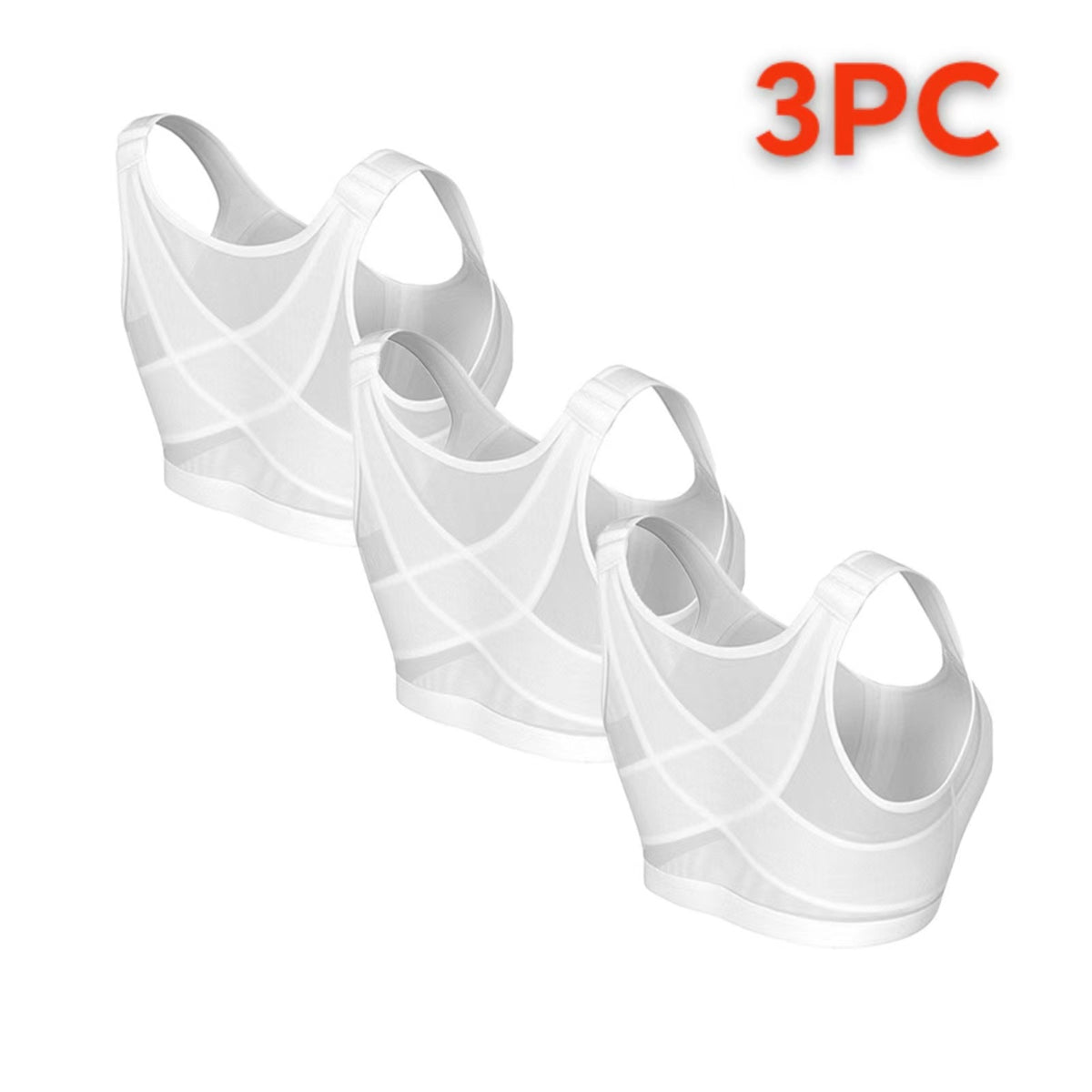 Cross-Border Temu Large Size Sports Bra Push-Up No Steel Ring No Pad Sports Vest Intimates Corrector Bra