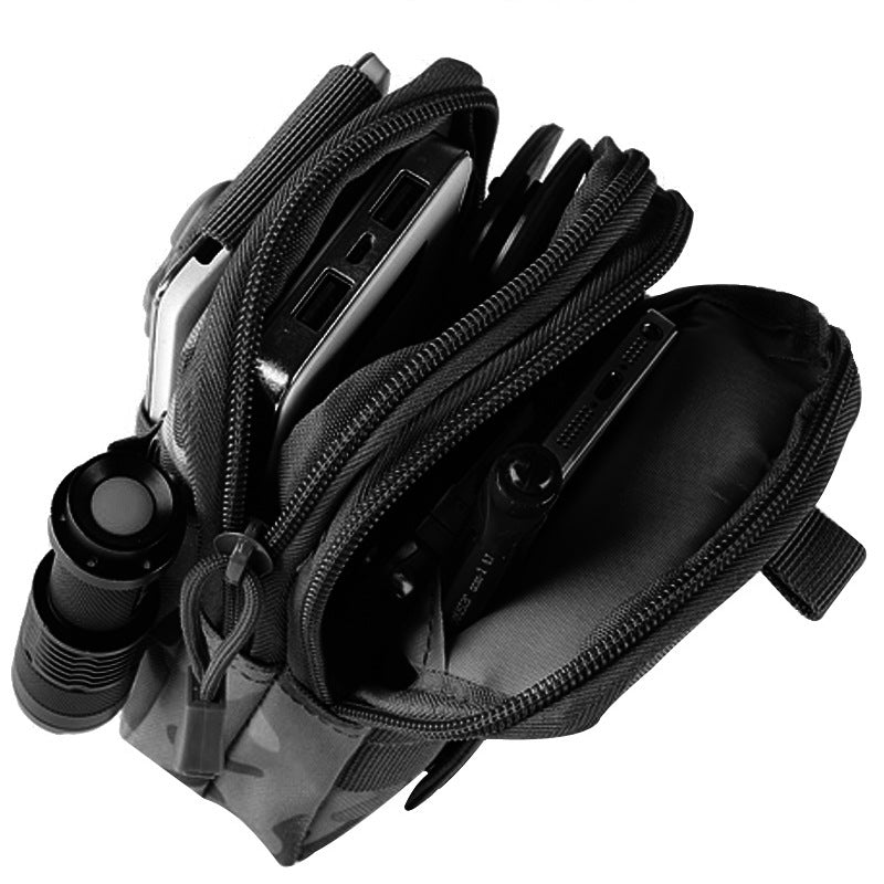 Thunder Fanny Pack New 6.5inch Mobile Phone Bag Men's Belt Waist Bag Waterproof Multi-Functional Outdoor Sports Coin Purse