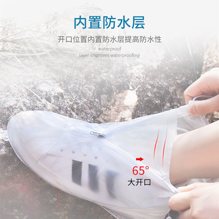 Rain Boots for Men and Women, Rainy Day Waterproof Rain Boots Overshoes, Non-Slip, Thickeneded and Wear-Resistant, Kidsren's Silicone Rain Boots, High-Top Water Shoes