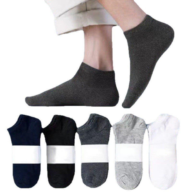 One-Piece Drop-Shipping Men's and Women's Four-Season Anti-Odor and Sweat-Absorbent Short Socks Disposable Socks Men's Welfare Cotton Socks