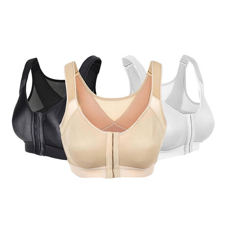 Cross-Border Temu Large Size Sports Bra Push-Up No Steel Ring No Pad Sports Vest Intimates Corrector Bra