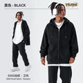 Tilani Men's Sweatshirt Cross-Border Casual Sports Suit Fashionable Pure Color Sweatshirt for Men and Women Simple Zipper Hoodie