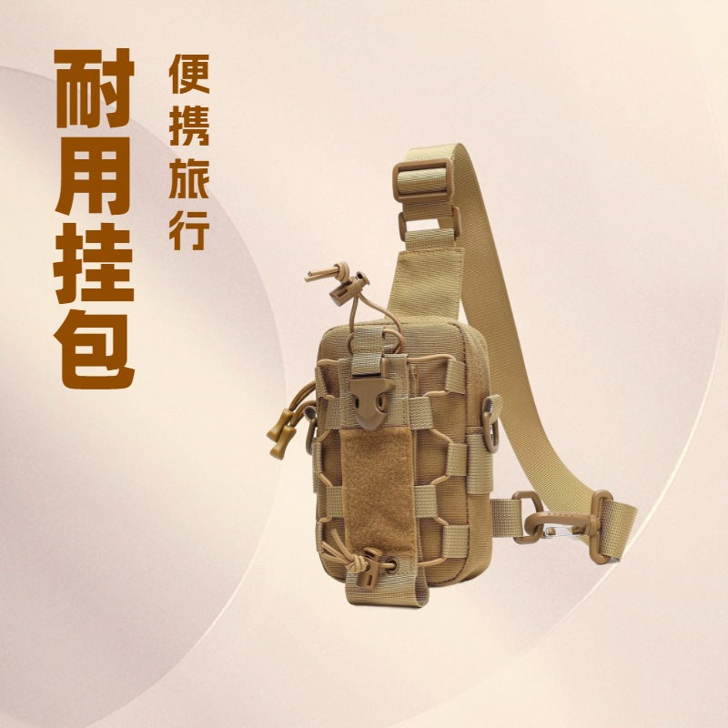 Outdoor Sports Water Bottle Mobile Phone Cross-Body Bag Military Fan Strap Cross-Body Small Mobile Phone Water Cup Waist Bag Cross-Body Small Backpack