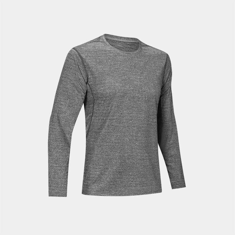 Brand Outdoor Sports Quick-drying T-shirt Men's Loose Fitness Basketball Running Sports Long-sleeved Quick-drying Clothes