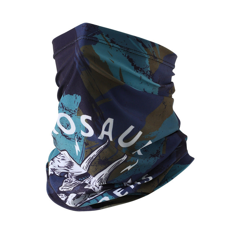 Summer Sunscreen Riding Headscarf Men's Breathable Sweat Absorbing Sports Magic Headscarf UV Protection Extended Arm Set