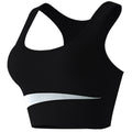 Contrast Color Beautiful Back Sports Bra for Women Without Rims Shock-Proof Vest Push-Up Fitness Running Yoga Quick-Drying Sports Bra
