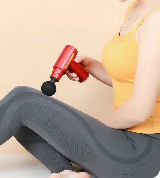 New Upgraded Portable Massage Gun Deep Tissue Muscle Relief Rechargeable Battery, Ideal For Back & Neck,Gift For Everyon