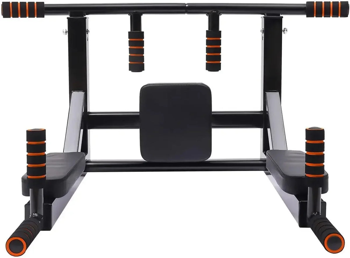 Bar Wall Mount Pull Up ,Multi Grip Pull Up Bar Pull Up Bar Dip Station Pull Up Bar Fitness Equipment for Home Gym Fitness, Black