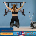 Bar Wall Mount Pull Up ,Multi Grip Pull Up Bar Pull Up Bar Dip Station Pull Up Bar Fitness Equipment for Home Gym Fitness, Black