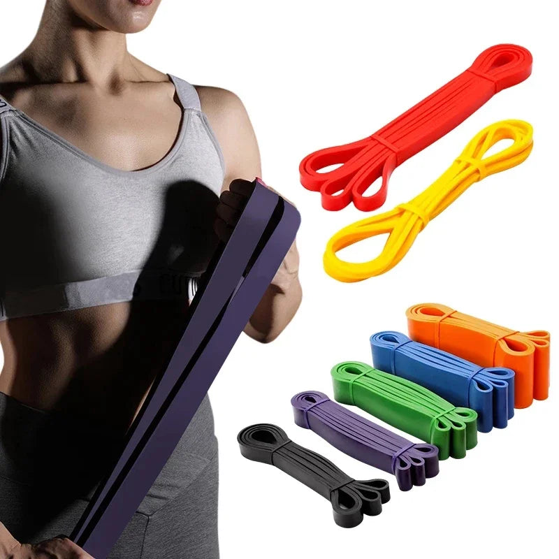 Tough Latex Resistance Band Elastic Exercise Strength Pull-Ups Auxiliary Band Chewing Gum Fitness Equipment Strengthening Train1