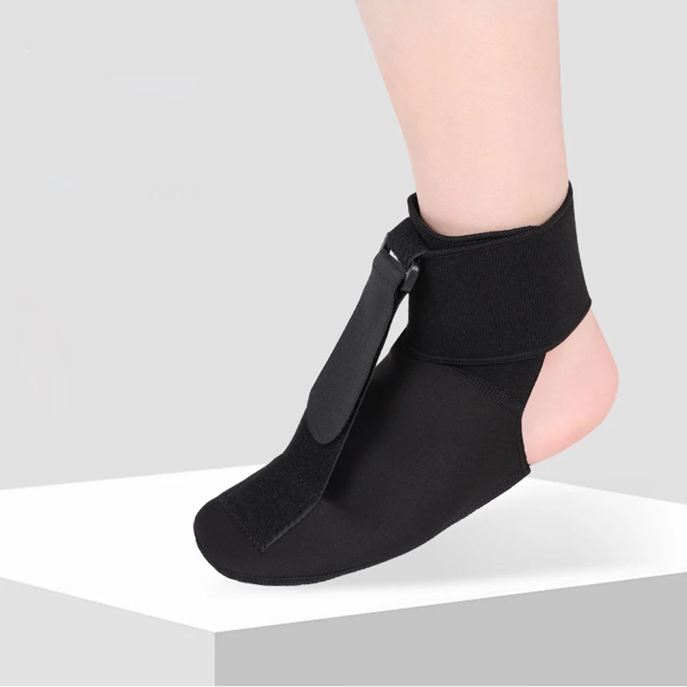 Drop Foot Orthotic Brace Drop Foot Sock Adjustable Foot Rest Sock Soft Plantar Fascia Stretcher Brace for Achilles Tendonitis
