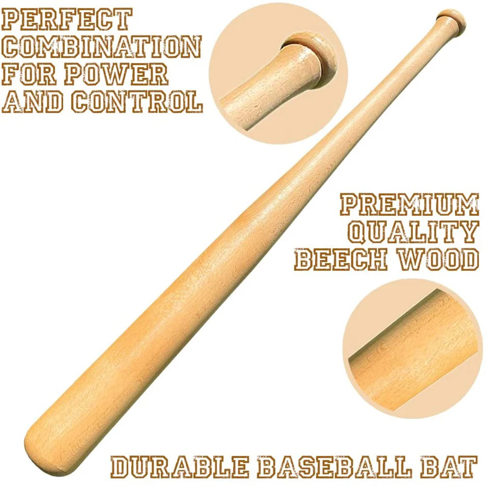 54cm 64cm 74cm 84cm Solid Wood Baseball Bat Tball Bat Professional Hardwood Baseball Stick Sports Fitness Equipment