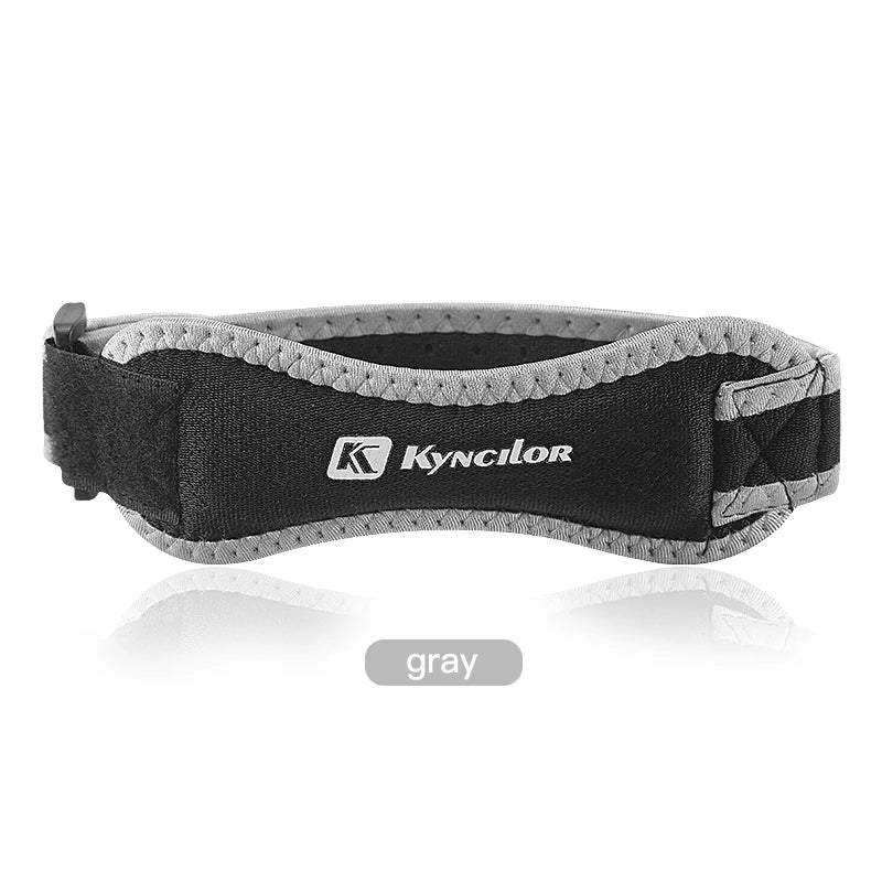 1 Piece Knee Patellar Tendon Knee Support Strape Brace Adjustable Shock Absorption Compression Knee Pad Sleeve for Basketball